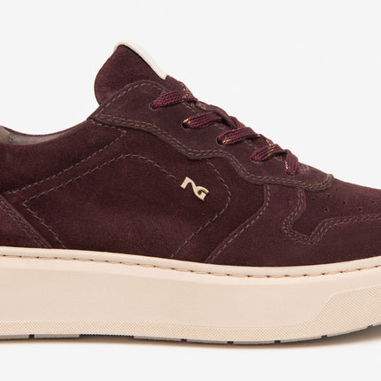 Nero Giardini Sneakers Bassa Donna in Camoscio Bordeaux I617472D BORDO 613 Nero Giardini 