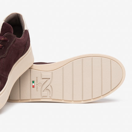 Nero Giardini Sneakers Bassa Donna in Camoscio Bordeaux I617472D BORDO 613 Nero Giardini 