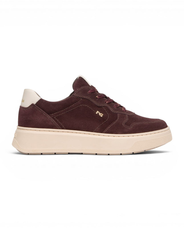 Nero Giardini Sneakers Bassa Donna in Camoscio Bordeaux I617472D BORDO 613 Nero Giardini 