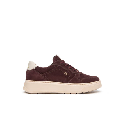 Nero Giardini Sneakers Bassa Donna in Camoscio Bordeaux I617472D BORDO 613 Nero Giardini 