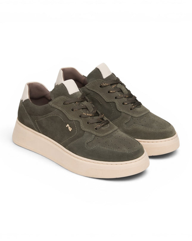 Nero Giardini Sneakers Bassa Donna in Camoscio Verde Bosco I617472D BOSCO 503 Nero Giardini 