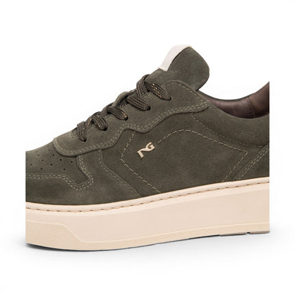Nero Giardini Sneakers Bassa Donna in Camoscio Verde Bosco I617472D BOSCO 503 Nero Giardini 