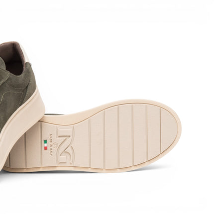 Nero Giardini Sneakers Bassa Donna in Camoscio Verde Bosco I617472D BOSCO 503 Nero Giardini 