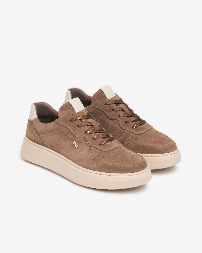 Nero Giardini Sneakers Bassa Donna in Camoscio Mou I617472D MOU 442 Nero Giardini 