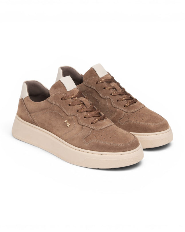 Nero Giardini Sneakers Bassa Donna in Camoscio Mou I617472D MOU 442 Nero Giardini 