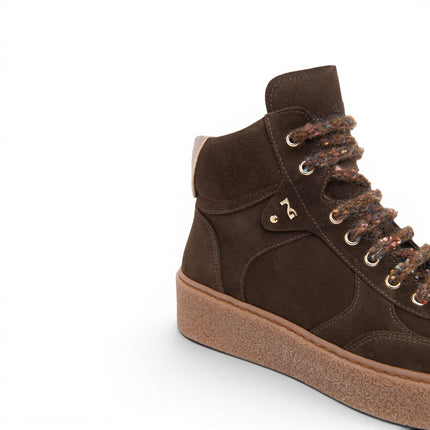 Sneakers Alta da Donna in Camoscio Moro | Nero Giardini I617522D MORO 300 Nero Giardini 
