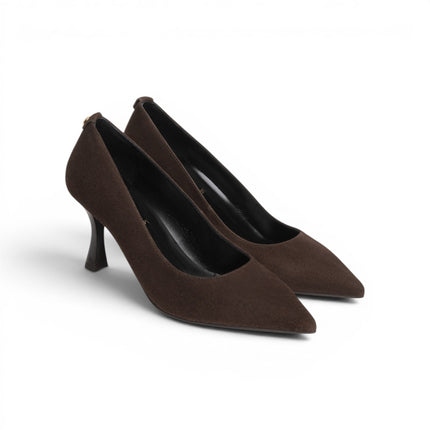Decollete Donna con Tacco Stiletto in Camoscio Testa di Moro | Nero Giardini I617600DE MORO 300 Nero Giardini 
