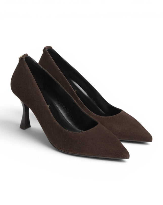 Decollete Donna con Tacco Stiletto in Camoscio Testa di Moro | Nero Giardini I617600DE MORO 300 Nero Giardini 