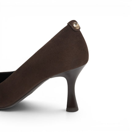 Decollete Donna con Tacco Stiletto in Camoscio Testa di Moro | Nero Giardini I617600DE MORO 300 Nero Giardini 