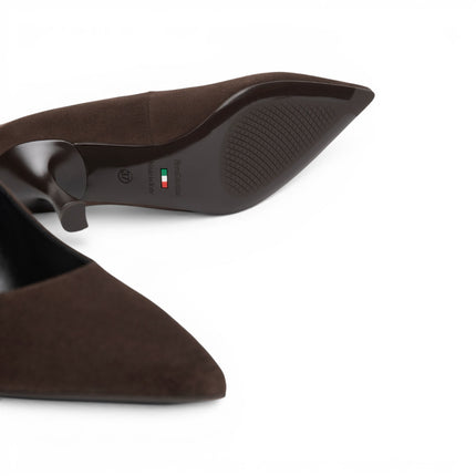 Decollete Donna con Tacco Stiletto in Camoscio Testa di Moro | Nero Giardini I617600DE MORO 300 Nero Giardini 