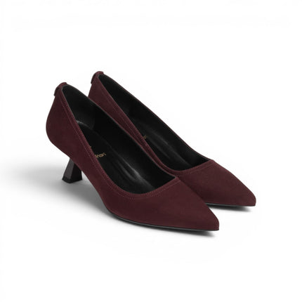 Decollete Basso Kitten Rocchetta Kitten in Camoscio Bordeaux | NeroGiardini I617621DE BORDO 613 Nero Giardini 