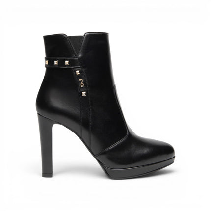 Stivaletti Donna Tacco Alto e Plateau in Pelle Nera | Nero Giardini I617810DE NERO 100 Nero Giardini 