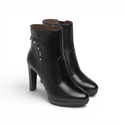 Stivaletti Donna Tacco Alto e Plateau in Pelle Nera | Nero Giardini I617810DE NERO 100 Nero Giardini 