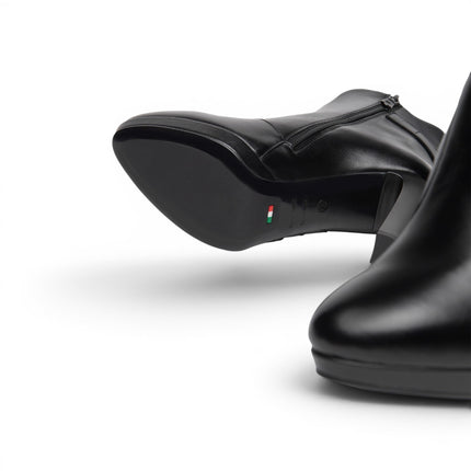 Stivaletti Donna Tacco Alto e Plateau in Pelle Nera | Nero Giardini I617810DE NERO 100 Nero Giardini 