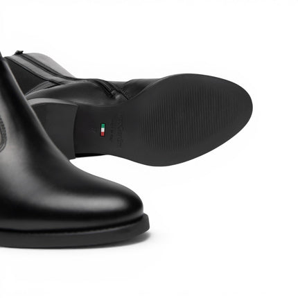 Stivali Donna con Tacco ed Elastico al Polpaccio in Pelle Nera | Nero Giardini I617900D NERO 100 Nero Giardini 