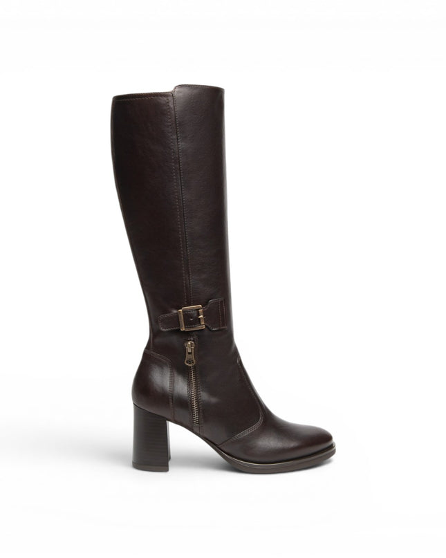 Stivali Donna con Tacco Alto in Pelle Ebano | Nero Giardini I617911D EBONY 355 Nero Giardini 