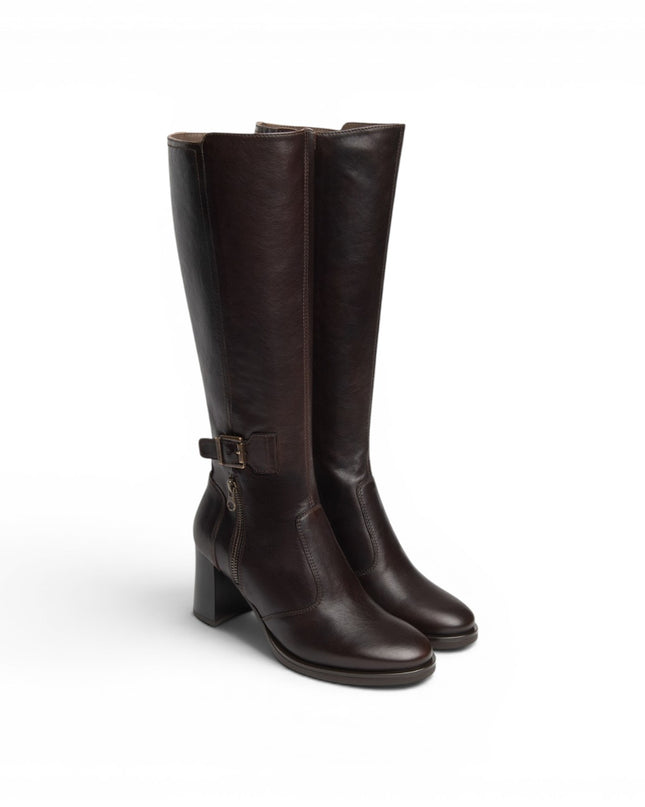 Stivali Donna con Tacco Alto in Pelle Ebano | Nero Giardini I617911D EBONY 355 Nero Giardini 