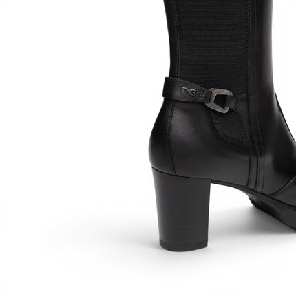 Stivali Donna con Plateau ed Elastico al Polpaccio in Pelle Nero | Nero Giardini I617940D NERO 100 Nero Giardini 