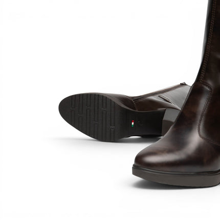 Stivali Donna con Tacco Alto e Plateau in Pelle Marrone Caffe | NeroGiardini I617951D CAFFE 301 Nero Giardini 