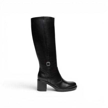 Stivali Donna con Tacco in Pelle Nera | Nero Giardini I617990D NERO 100 Nero Giardini 