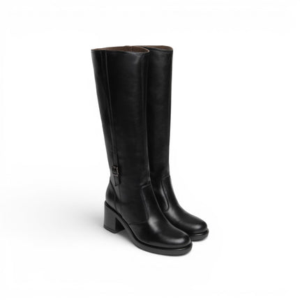 Stivali Donna con Tacco in Pelle Nera | Nero Giardini I617990D NERO 100 Nero Giardini 