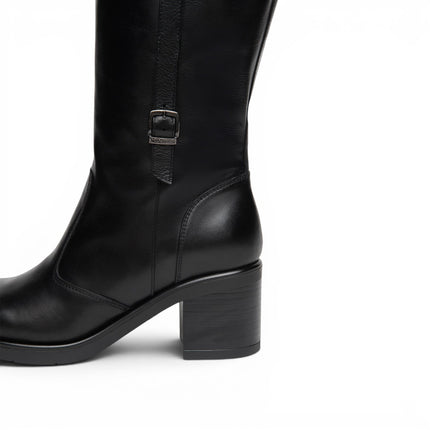 Stivali Donna con Tacco in Pelle Nera | Nero Giardini I617990D NERO 100 Nero Giardini 
