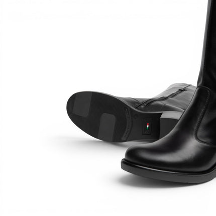 Stivali Donna con Tacco in Pelle Nera | Nero Giardini I617990D NERO 100 Nero Giardini 