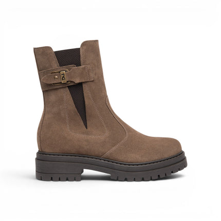 Stivaletto Anfibio Donna in Camoscio Spago | Nero Giardini I618021D SPAGO 427 Nero Giardini 
