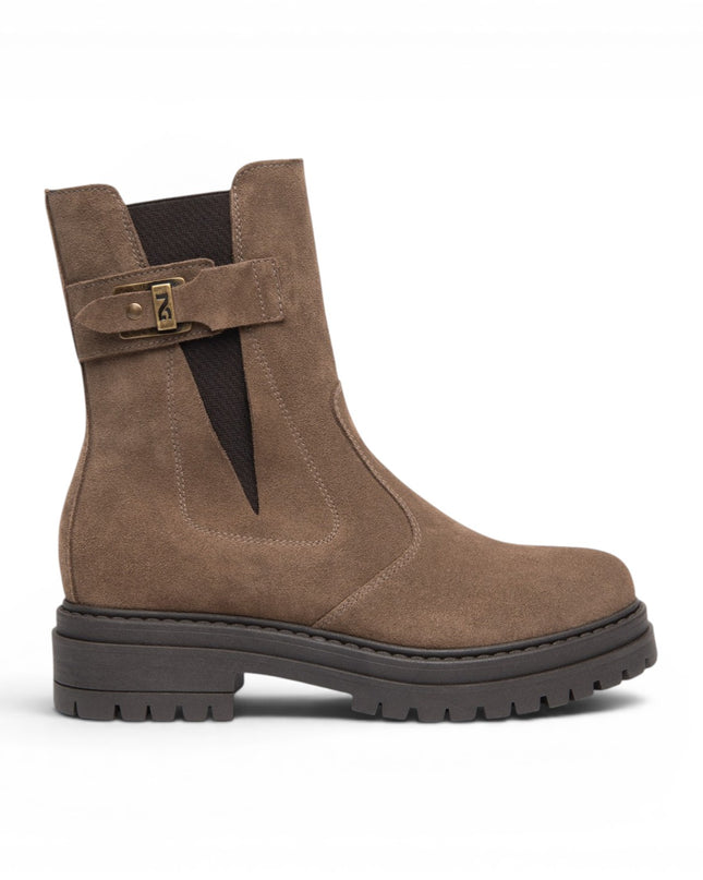 Stivaletto Anfibio Donna in Camoscio Spago | Nero Giardini I618021D SPAGO 427 Nero Giardini 
