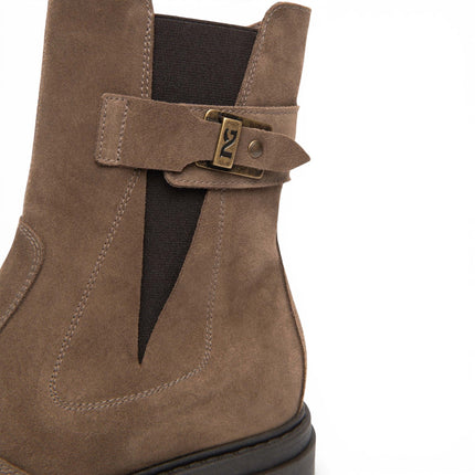 Stivaletto Anfibio Donna in Camoscio Spago | Nero Giardini I618021D SPAGO 427 Nero Giardini 