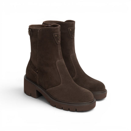 Stivaletti Donna con Tacco in Camoscio Testa di Moro | Nero Giardini I618054D MORO 300 Nero Giardini 
