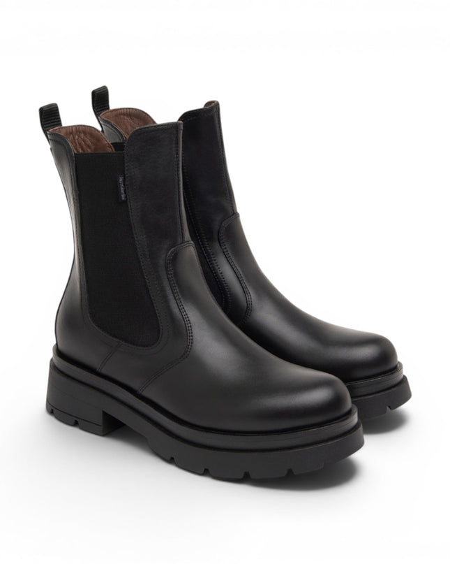 Stivaletti Chelsea Donna in Pelle Nera | Nero Giardini I618071D NERO 100 Nero Giardini 