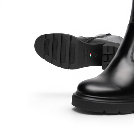 Stivaletti Donna con Tacco in Pelle Nera | Nero Giardini I618080D NERO 100 Nero Giardini 