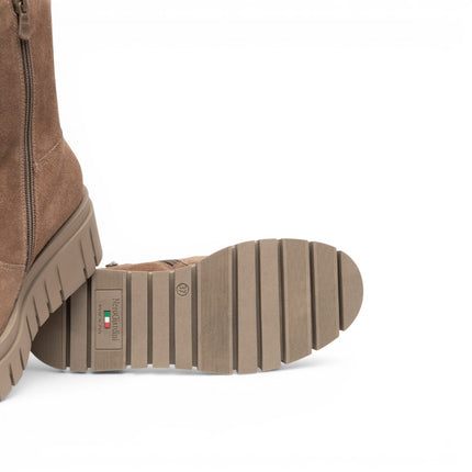 Stivaletti Donna con Zeppa in Camoscio Mou | Nero Giardini I618101D MOU 442 Nero Giardini 