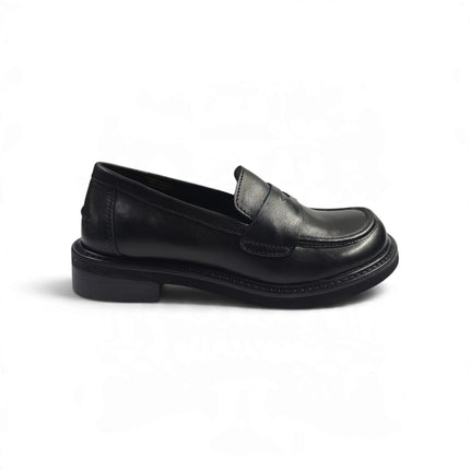 Mocassini College Donna in Pelle Nera | Taj 1517 BLACK Taj 