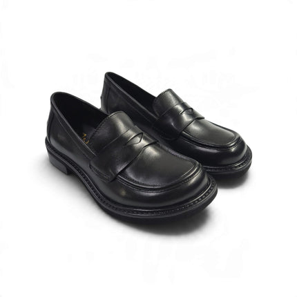 Mocassini College Donna in Pelle Nera | Taj 1517 BLACK Taj 