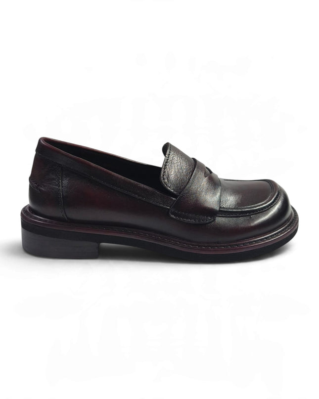 Mocassini College Donna in Pelle Bordo | Taj 1517 BORDO Taj 