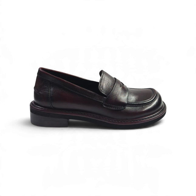 Mocassini College Donna in Pelle Bordo | Taj 1517 BORDO Taj 