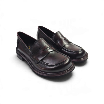 Mocassini College Donna in Pelle Bordo | Taj 1517 BORDO Taj 