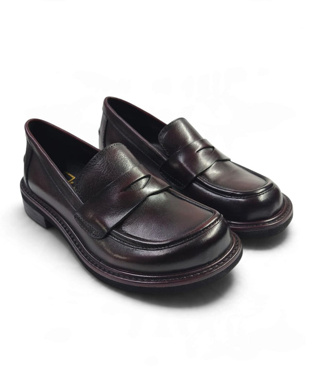 Mocassini College Donna in Pelle Bordo | Taj 1517 BORDO Taj 