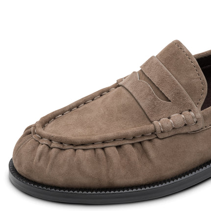 Mocassini Donna Tacco Basso in Camoscio Taupe | Tamaris 24251-47 TAUPE 341 Tamaris 