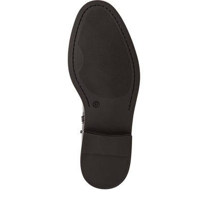 Tamaris Stivaletti Tronchetti Donna con Tacco Basso in Pelle Marrone 25011-47 MOCCA 304 Tamaris 