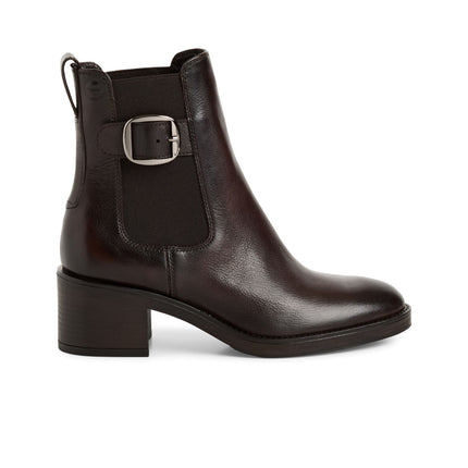 Stivaletti Chelsea Donna con Tacco in Pelle Testa di Moro | Tamaris 25307-45 MOCCA ST 338 Tamaris 
