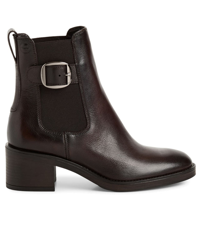 Stivaletti Chelsea Donna con Tacco in Pelle Testa di Moro | Tamaris 25307-45 MOCCA ST 338 Tamaris 
