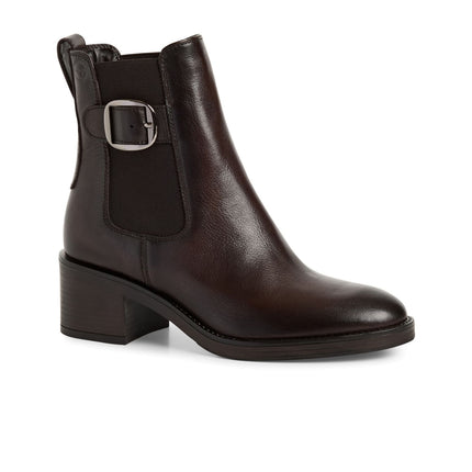 Stivaletti Chelsea Donna con Tacco in Pelle Testa di Moro | Tamaris 25307-45 MOCCA ST 338 Tamaris 