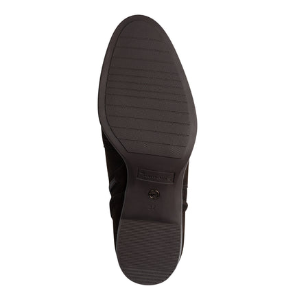 Stivaletti Tronchetto Donna con Tacco in Camoscio Testa di Moro | Tamaris 25313-47 MOCCA 304 Tamaris 