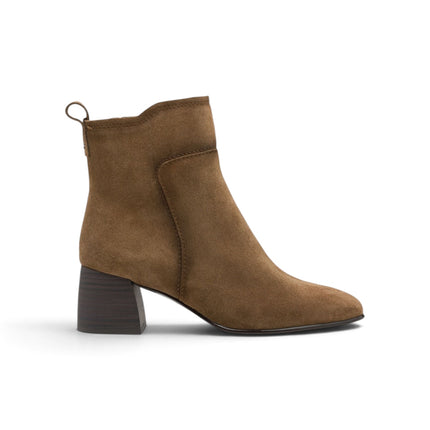 Tamaris Stivaletti Tronchetto Donna con Tacco in Camoscio Cuoio 25313-47 TAN 435 Tamaris 