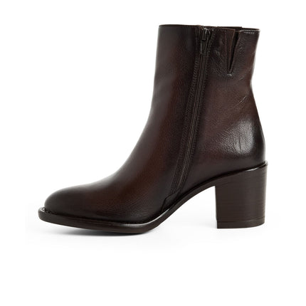 Tamaris Stivaletti Tronchetti Donna con Tacco in Pelle Marrone 25318-45 MOCCA 304 Tamaris 
