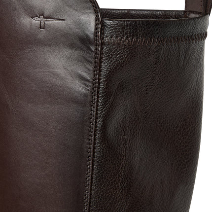 Stivali Donna con Gambale Elasticizzato in Pelle Moro | Tamaris 25508-47 MOCCA 304 Tamaris 