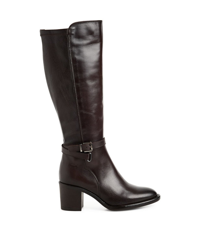 Tamaris Stivali Donna con Tacco in Pelle Testa di Moro 25509-47 MOCCA 304 Tamaris 
